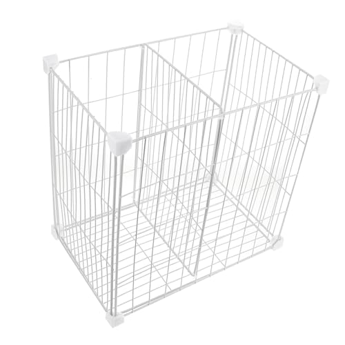 WEKADRIN Organizador para Congelador con Rejilla Divisor Interior y Cesta Inferior Instalación sin Herramientas Almacenaje Multifuncional para Frigorífico y Congelador Compartimentos