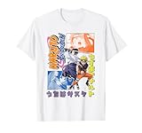 Naruto Shippuden Naruto Sasuke Kanji Collage Anime T-Shirt