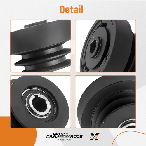 maXpeedingrods Kupplung Centrifugal Clutch Pulley 25.4mm für 8-16HP Engine 2000-3600 RPM