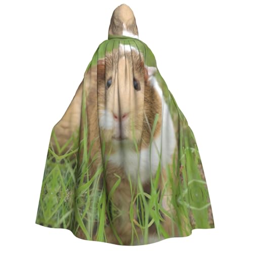 OTTKGGA Capa con capucha para adultos, disfraz de conejillo de indias, disfraz de bruja, vampiros, Halloween, Navidad, cosplay