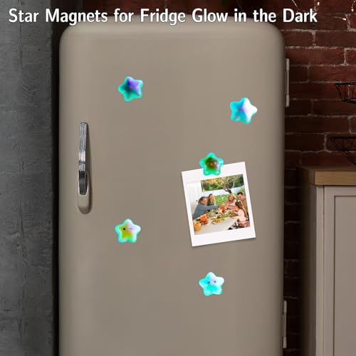 8 Imán Estrella Decorativo para Refrigerador con Gatito miniatura 2
