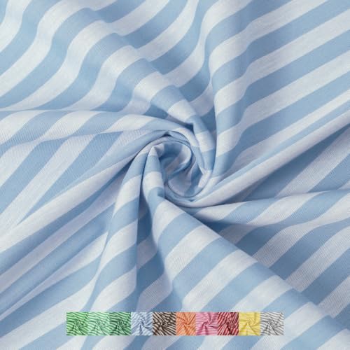 FAIBURUIC Cotton Striped Fabric