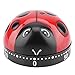 Compras Locas Cute Cartoon Ladybug Temporizador de Cocina Temporizador de 60 Minutos Temporizador mecánico de Cuerda Temporizador de Cocina Cocina Temporizador Manual