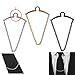 APLVFFZH Fashion Men Tie Chain Gold Plating Necktie Link Tie Chain Suit Shirt Jewelry