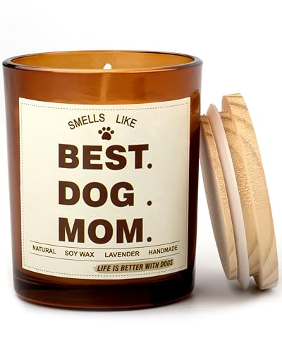 German Shepherd Gifts for Women - Dog Mom Candles Lavender Natural Dog Farts Candles Pet Friendly Safe Scented Candle Themed Gifts for Women Soy Wax Present Idea for Pet Lovers Decor