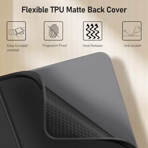 Image of FINTIE Keyboard Case for iPad Air 13-inch M4 /M3 /M2 (2026 /2025 /2024) with Pencil Holder - Soft TPU Back Cover with Magnetically Detachable Bluetooth Keyboard, Black