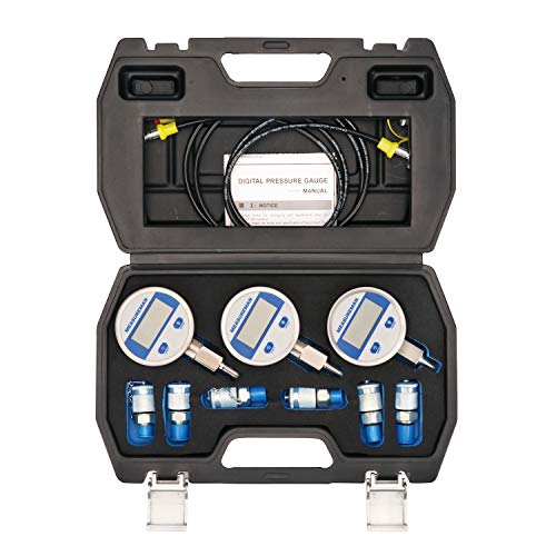 MEASUREMAN Hydraulic Pressure Test Kit (Digital Gauges)