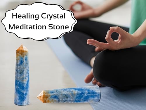 Image of Crystal Heaven Certified Scheelite Tower Obelisk Point For Chakra, Healing And Balancing - Aaa Grade Original Certified Gemstone Agate For Reiki Meditation Yoga Spiritual (2-3 Inches)