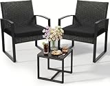 Murago 3-Piece Wicker Bistro Set