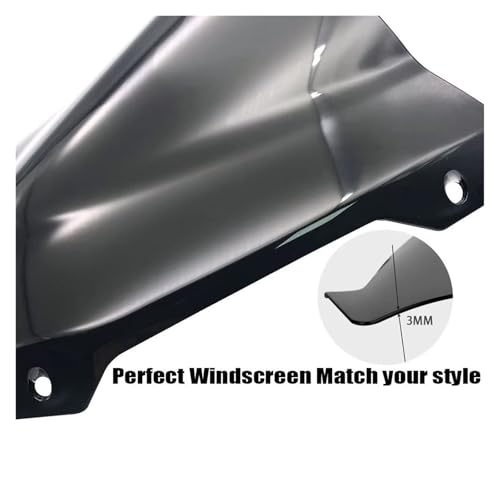 Visière de protection moto MT-25 finition transparente - 7