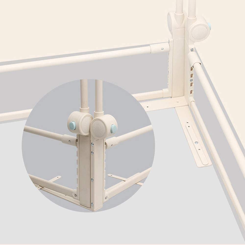 Rieles de Cama de Parque para bebés para Cama Queen, Parachoques de Cuna, Malla Transpirable para Guardias de Seguridad para niños pequeños, Juguete para niños (tamaño: 180 cm)