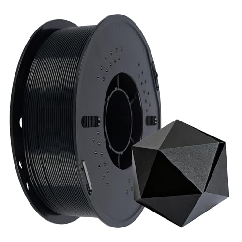 Image of Kingroon PA6 Nylon 3D Printer Filament 1.75mm, 1kg Black Filament, High Strength Filament for Engineering Parts, Dimensional Accuracy + /- 0.03mm