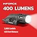 Inforce WML 400 Lumens Gen 2 Weaponlight White Light with IR (Black)