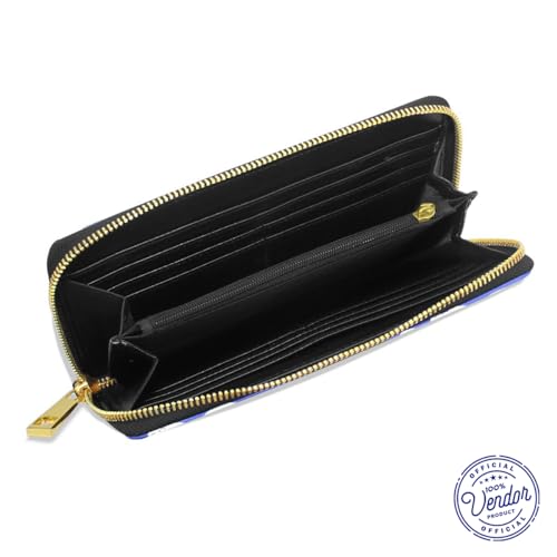 Zeta Phi Beta Sorority Paraphernalia - Vegan Leather Zip Wallet - Official Vendor - Collection4