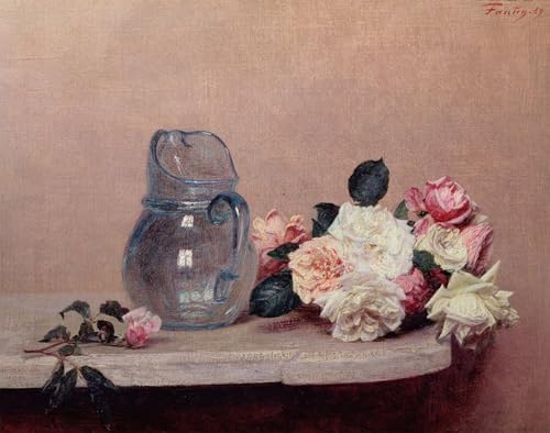 Impresiones de cuadros retro Fantin Latour 60x90cm para decoración de pared