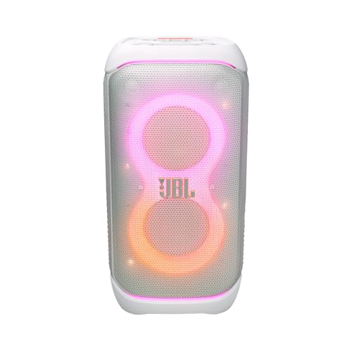 JBL, Caixa de Som Bluetooth, PartyBox Stage 320, Luzes Led, Entrada USB - Branca