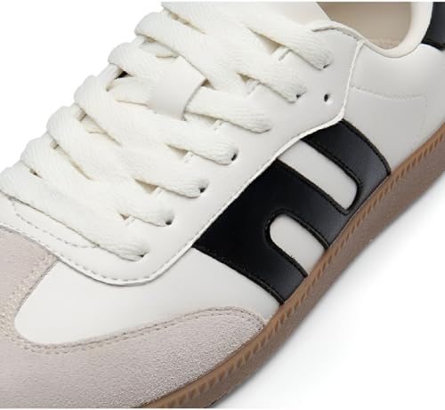 Image of ASTEROID Retro Inspired Low Top Casual Shoes with Durable Gum Sole Contrast Side Accents and Classic Lace Up for Versatile Wear