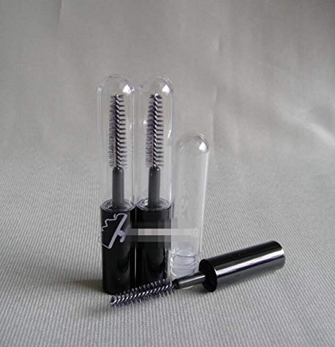 ZHONGJIUYUAN 50 Piece Mini Empty Mascara Tube Eyelashes Cream Tube Vials Bottle portable Refillable DIY Container Mascara Brush Eyelash Wand Bottle Vial Empty Travel Bottles Cosmetic Container 4ml