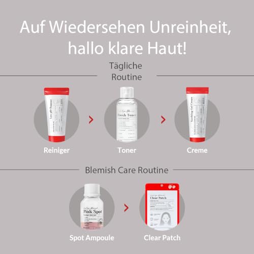 [MIZON] GOOD BYE BLEMISH CLEAR PATCHES (x44) Koreanische Hautpflege – Ultra-diskrete Pflaster zur Pflege von Akne-Flecken – Ultradünn – Hervorragende Haftung – BHA- und Teebaum-Akne-Pflaster