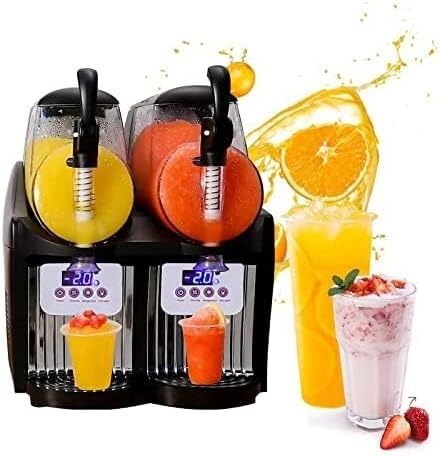 Máquina Comercial para Granizados De Hielo, Máquina Profesional De 5 L para Granizados Congelados, Dispensador De Bebidas Heladas, Jugos, Té Y Café para Cafeterías, Restaurantes Y Bares.