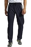 BGOWATU Men's Sweatpants Zipper Pockets Lightweight Hiking Pants Quick Dry Breathable Jogger (Navy U