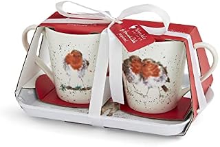 Wrendale Designs - 'Winter Friends' Christmas Mug and Tray Set