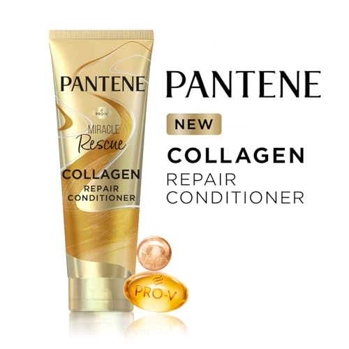 Image of Pantene Miracle Rescue Collagen Conditioner|Damage Repair Conditioner Infused with Pro-V and Collagen for Frizzy, Dry and Damaged Hair|Helps Repairs 3 Months of Damage in 3 Minutes|200ml, 1 Count