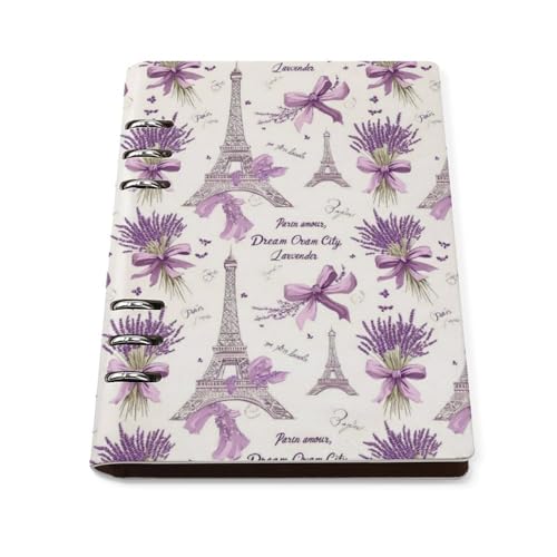 Carnet pour écrire et affaires avec couverture rechargeable en cuir