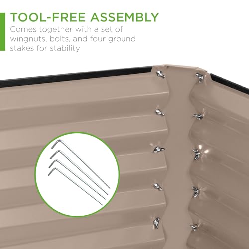 Best Choice Products SKY7324 6X3X2Ft Outdoor Metal Raised Garden Bed, Deep Root Box Planter thumb #3