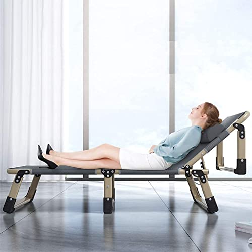 Chaises longues jardin pliables avec dossier inclinable multiposition