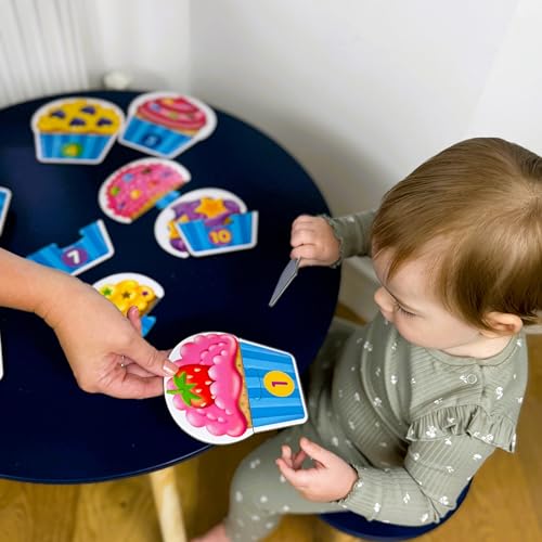 Image of The Learning Journey: My First Match It - Counting Cupcakes- 15 Piece Self-Correcting Matching Puzzles - First Learning Toys for Toddlers 2-5 - Award Winning Toys