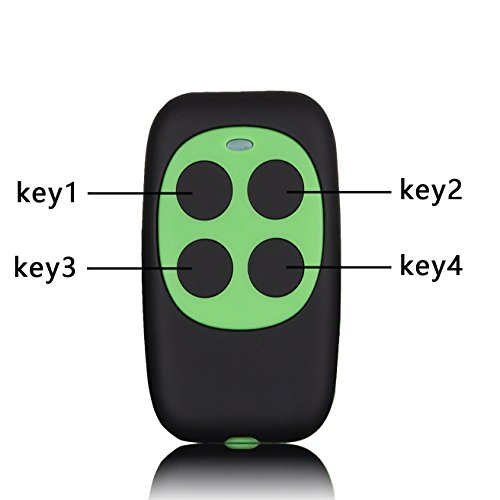 XIHADA Universal Garage Door Remote Garage Remote Gate Opener Remote Universal Gate Remote Control Homelink Remote Programmable Learning Garage Door Remote Multi Frequency 280MHZ-868MHZ (Green)