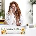 Custom Office Name Plate for Desk - Desk Name Plate Personalized Gifts for Coworkers, Boss, Employees, Teacher, Nurse - Office Desk Decor for Women Men - Employee Appreciation Gifts (Sunflower-1)