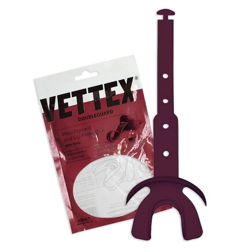 Vettex Protetor bucal para proteção dupla com lábios - AC25-M, granada