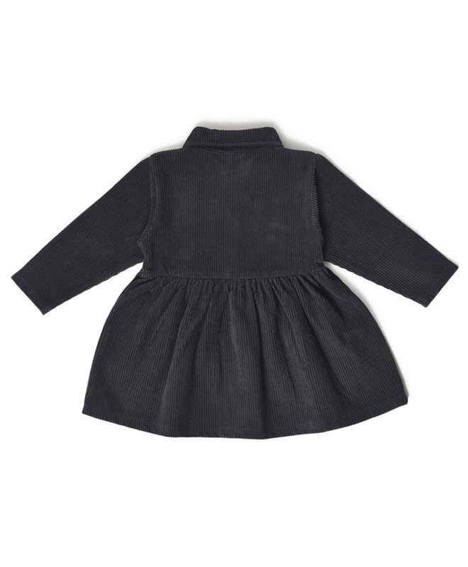 Image of Mi Arcus Corduroy Collar Dress for Baby Girl