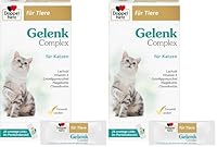 Doppelherz Gelenk Complex für Katzen – Mit essentiellen Omega-3 Fettsäuren + Vitamin E – 25 Licks (Packung mit 2)