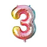 mophrati Digital Balloons Gradient Ramp Birthday Figure Easy to Inflate Party Supplies Wedding Decorations for Graduation, gradient ramp3