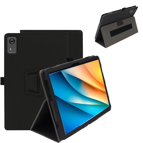 For Aiwa Tab AS12 �P�[�X �yVaele �z11.97�C���` �^�u���b�g �P�[�X 360°�S�ʕی� ��܂�X�^���h�����p���� �y���z���_�[�t�� �㎿PU���U�[ �L�Y�h�~ �y�� �S�ʕی�Aiwa Tab AS12 �^�u���b�g�J�o�[�i�u���b�N