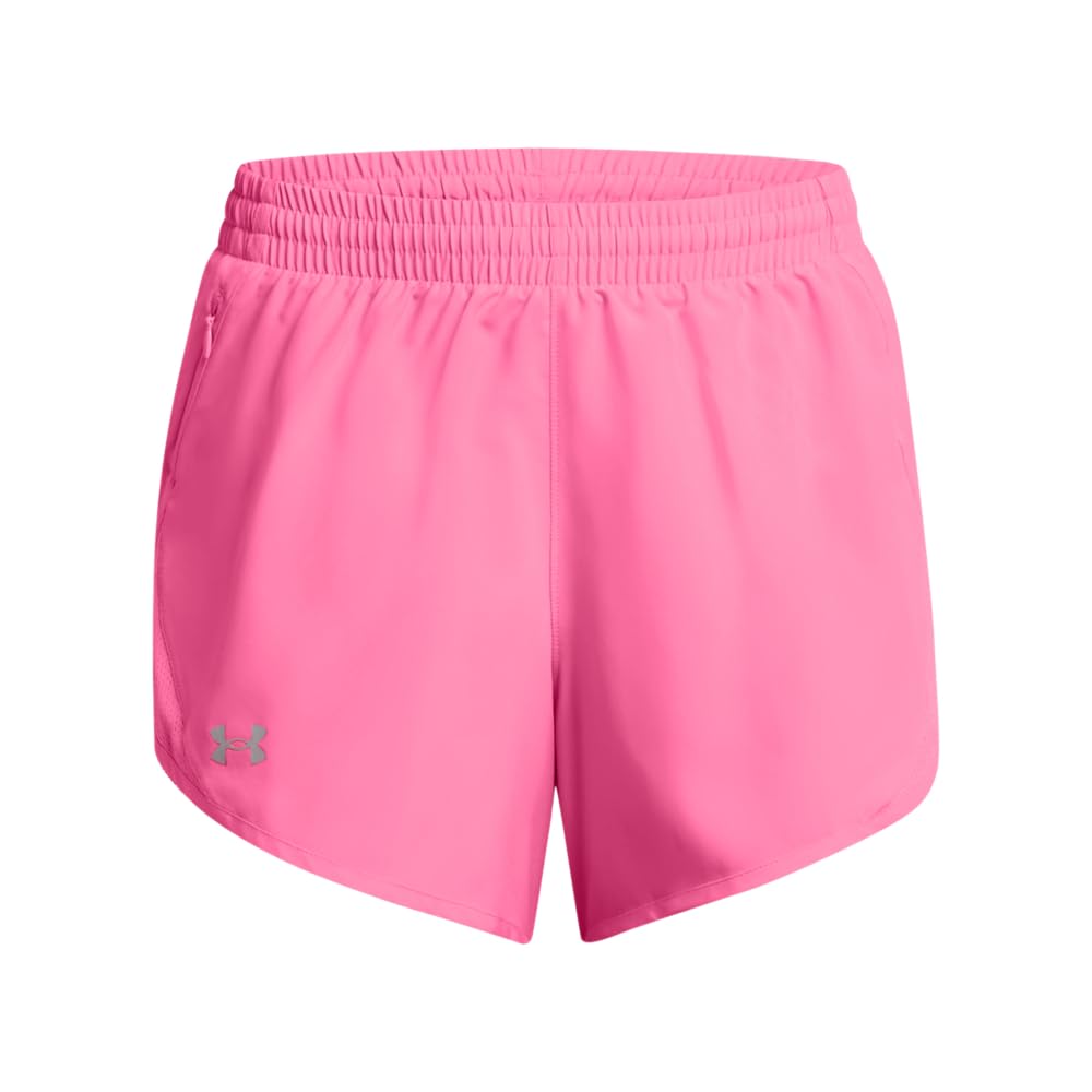 UNDER ARMOUR Mens Running Launch 7inch 2in1 Shorts, Black / Black / Reflective, Size L, Men
