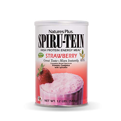 Natures Plus STRAWBERRY SPIRUTEIN SHAKE 1.2 LB (UK)