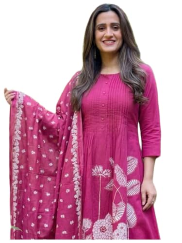 Kurta Anarkali long imprimé pour le bureau et les sorties décontractées chic