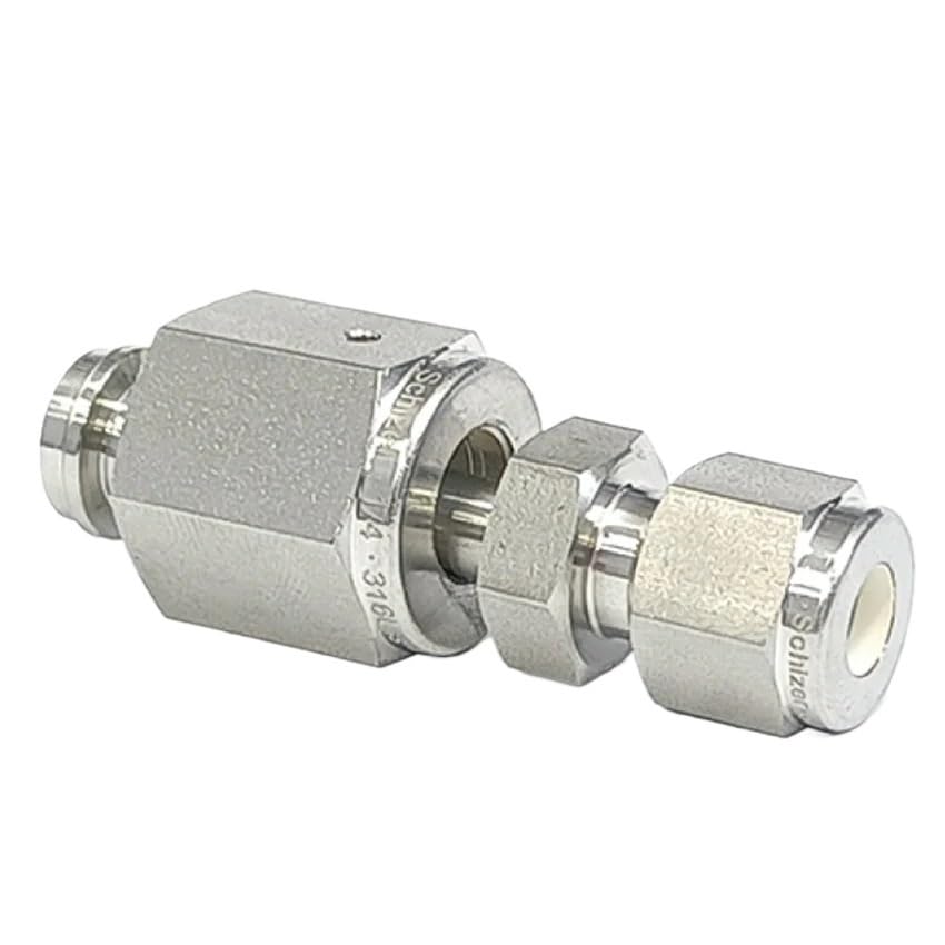 1 szt. stal nierdzewna 316 adapter do montażu uszczelki czołowej żeński magnetowid do złącza rurowego LOK 1/8 1/4 3/8 1/2 cala (0,5 cala żeński magnetowid, 1,91 cm LOK)