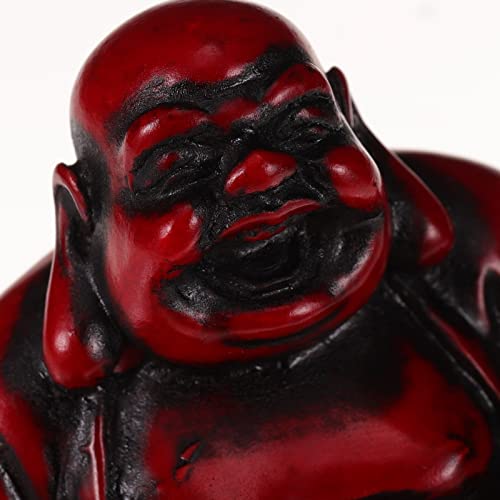 Figura decorativa Buda Maitreya de resina 2 pulgadas miniatura 7