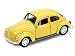 Produktbild VW Beetle Modellauto 12 cm Käfer Modell 1:34 Bug Auto mit Rückzug von Alsino (56/0040 VW Käfer gelb)
