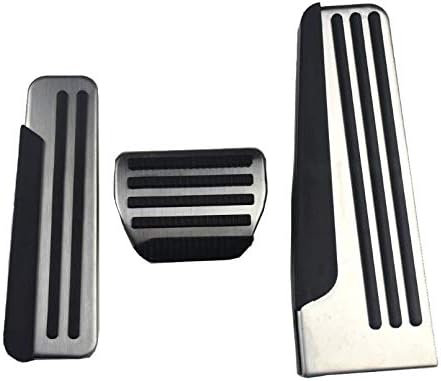 JessicaAlba Stainless Steel Gas Fuel Brake Foot Rest Pedal Cover Pads Mats for Infiniti Q50 Q60 Q70 QX70 G25 G35 G37 M25 EX FX Car Styling