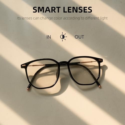 Image of Cyxus Photochromic Blue Light Glasses for Men Women Computer Glasses UV Protection Glasses 8255