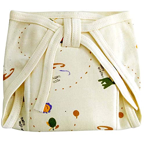 Image of BREEZEWAY Baby Cloth Diapers Triple Layer Cotton Cloth Nappies Extra Padded Extra Absorbent Adjustable Washable Reusable Langot Nappies Padded Diapers (Pack of 5) (L (12-18 Month Babies))
