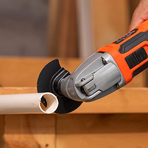 Aiopr Oscillating Multi Tool, 2.4Amp Oscillating Saw 6 Variable Speed, 4° Oscillating Angle With 40Pcs Accessories #TOP5