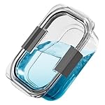 Rubbermaid Brilliance Food Storage Containers, BPA Free, Airtight Lids, Ideal for Lunch, Meal Prep & Leftovers, Set of 5 (3.2 Cup) - Image 3