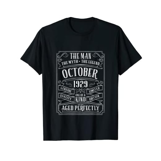 Hombre 90 cumpleaños camisa hombres edad 90 abuelo papá regalo octubre 1929 Camiseta